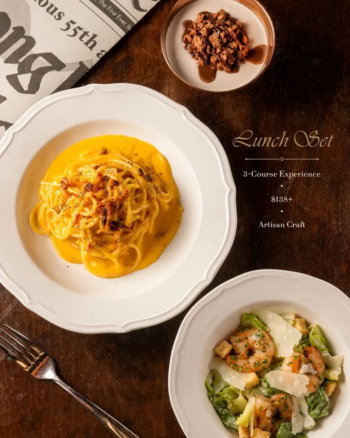 La Taverna post: Three-course set lunch